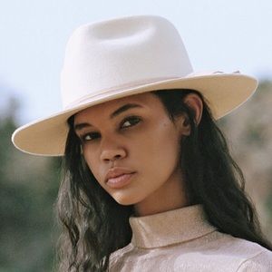 Lack of Color Ivory Zulu Rancher Wool Fedora Boho Sun Protection Hat